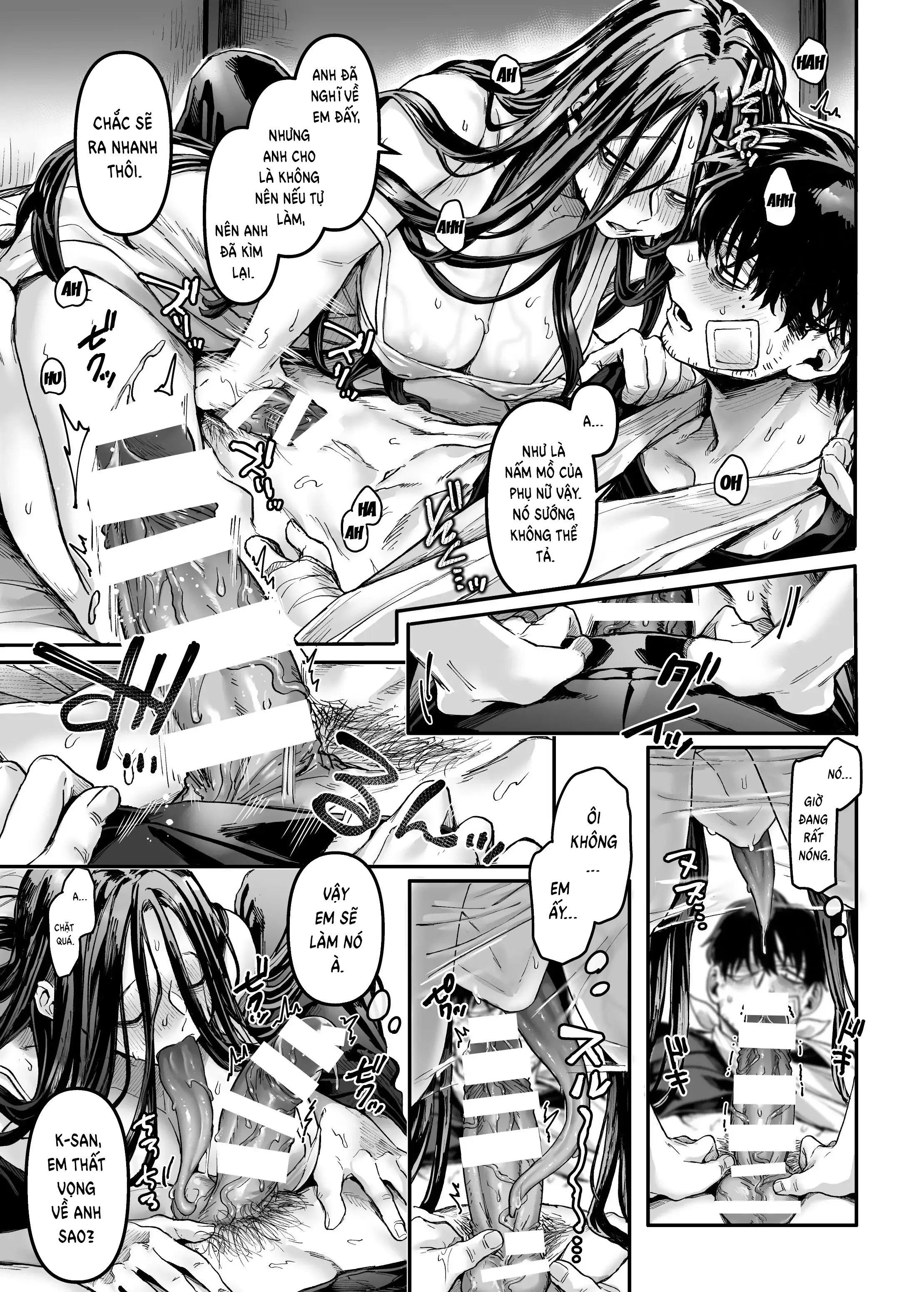 HentaiVN.net - Ảnh 10 - Nàng K Và Kẻ Bất Hạnh 2 [K-Ko to Yami Oji, K子と病みおじ, Lady K & The Sick Man] - Chap 2: Trở về