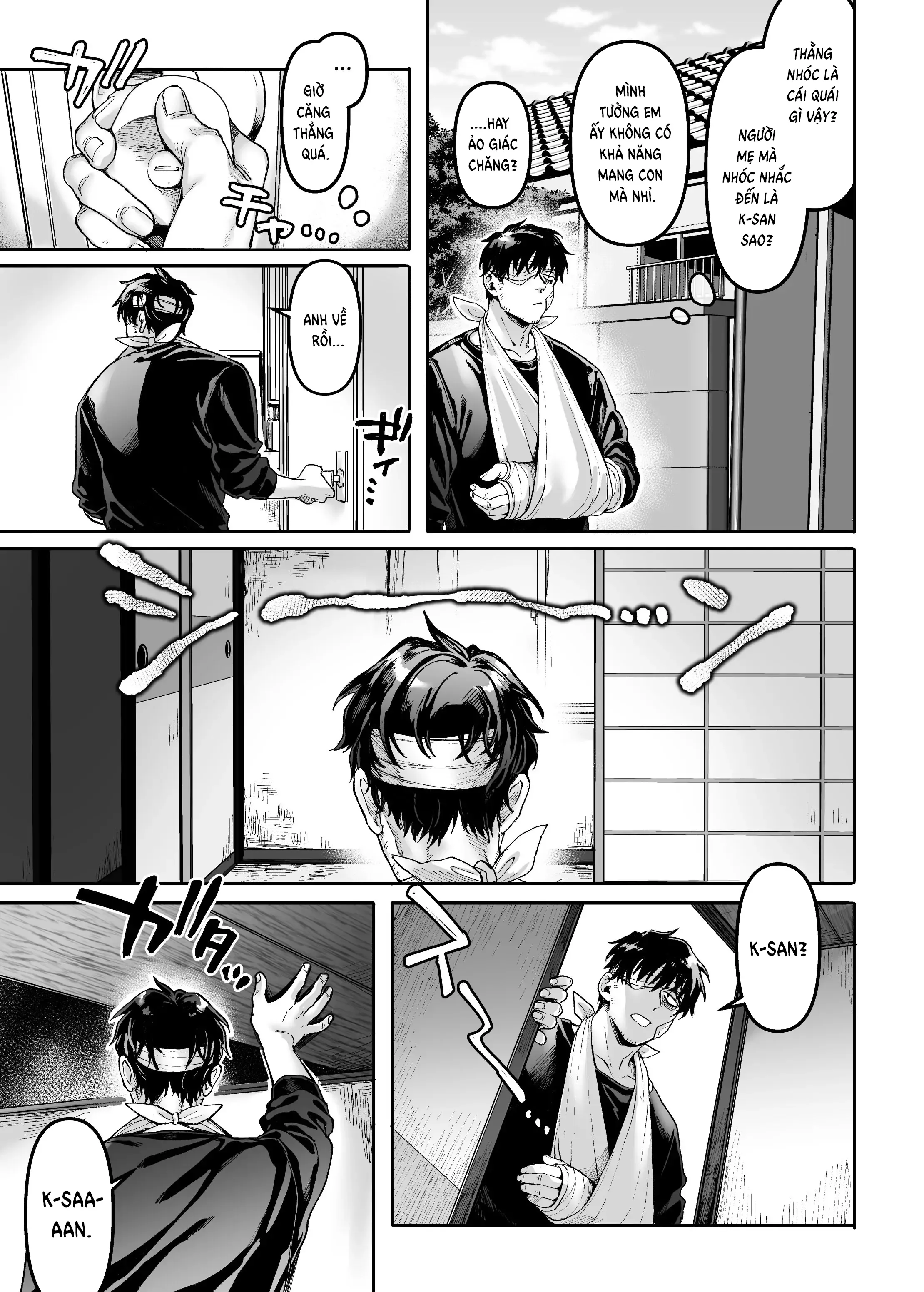 HentaiVN.net - Ảnh 6 - Nàng K Và Kẻ Bất Hạnh 2 [K-Ko to Yami Oji, K子と病みおじ, Lady K & The Sick Man] - Chap 2: Trở về