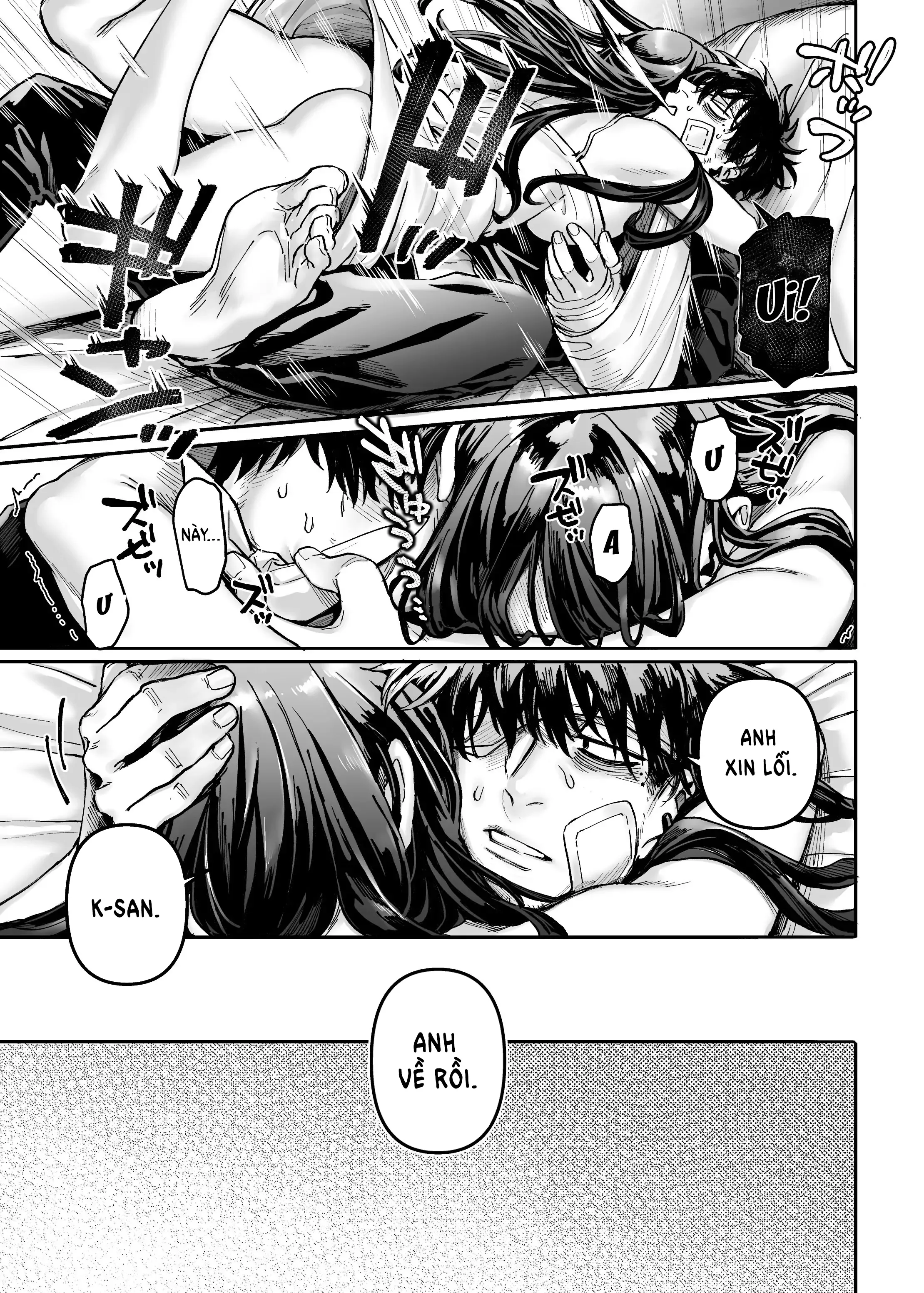 HentaiVN.net - Ảnh 8 - Nàng K Và Kẻ Bất Hạnh 2 [K-Ko to Yami Oji, K子と病みおじ, Lady K & The Sick Man] - Chap 2: Trở về