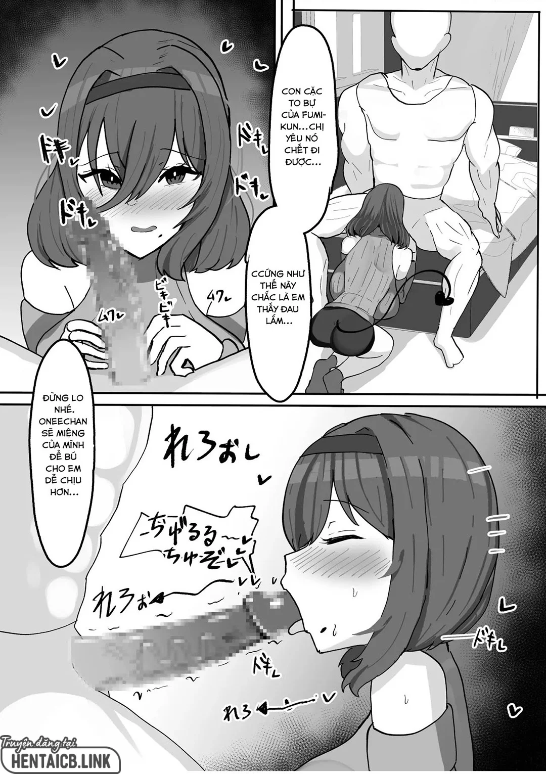 HentaiVN.net - Ảnh 5 - Chị gái vắt khô tôi mỗi ngày - Oneshot