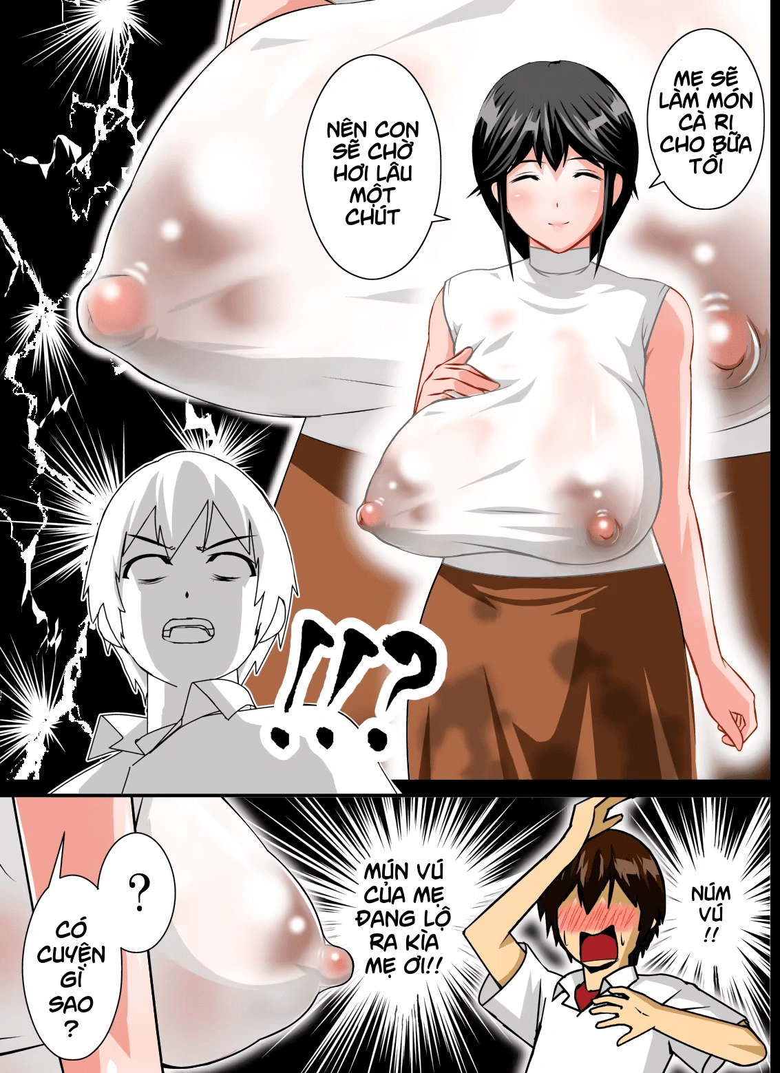 HentaiVN.net - Ảnh 11 - Renbo Seikatsu ~ Mama no Bakunyuu wa Boku no Mono - Oneshot