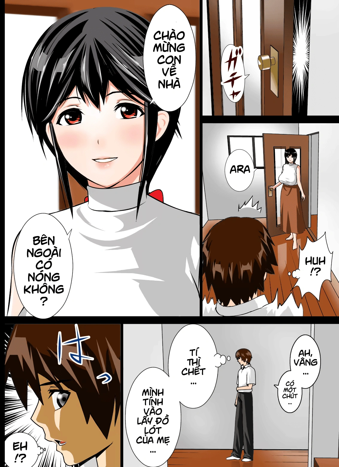 HentaiVN.net - Ảnh 10 - Renbo Seikatsu ~ Mama no Bakunyuu wa Boku no Mono - Oneshot