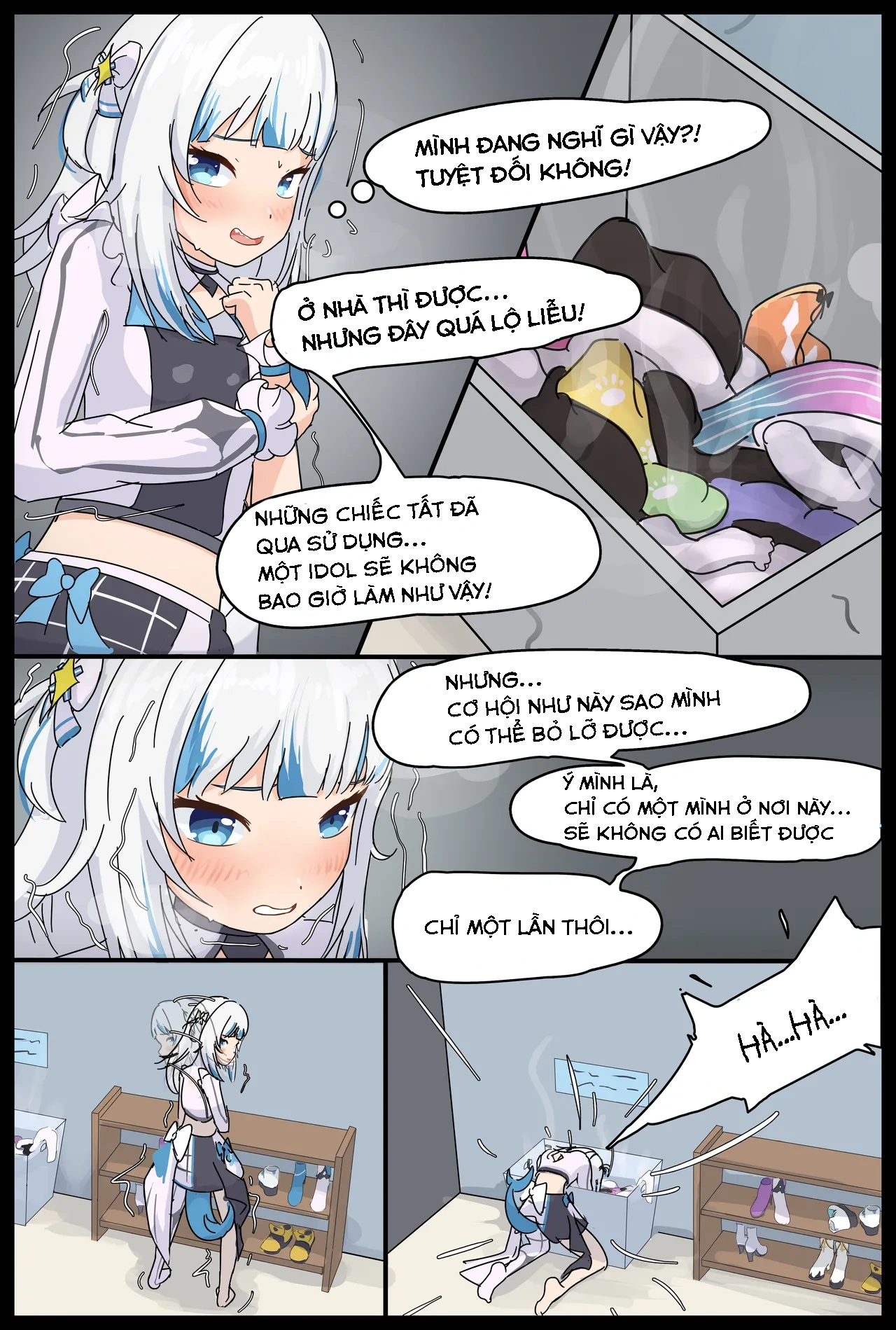 HentaiVN.net - Ảnh 6 - Idol trộm tất và buổi huấn luyện mùi hương - Nửa đầu