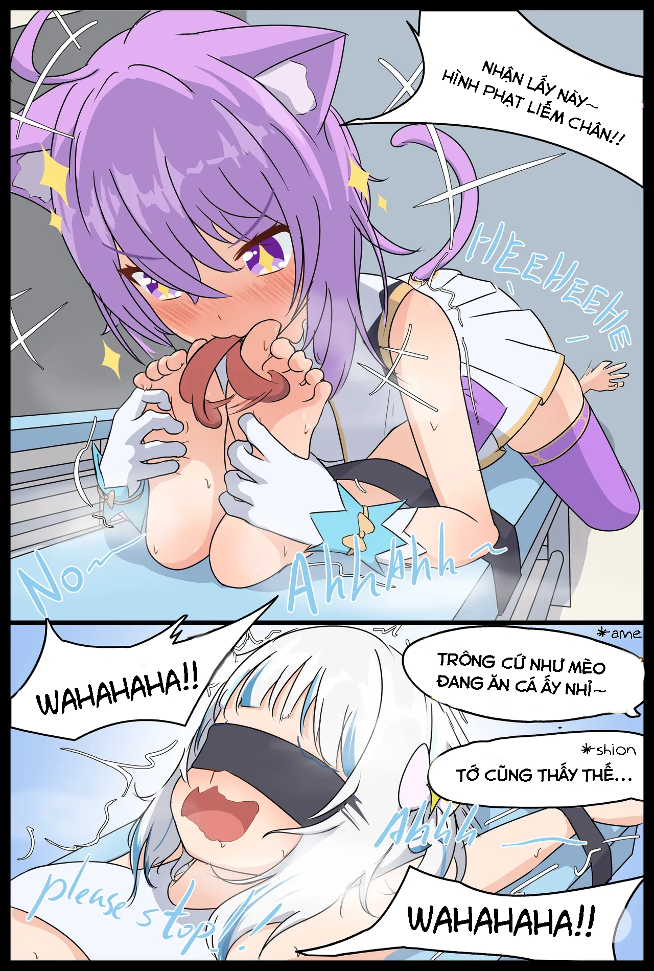 HentaiVN.net - Ảnh 10 - Idol trộm tất và buổi huấn luyện mùi hương - Nửa sau