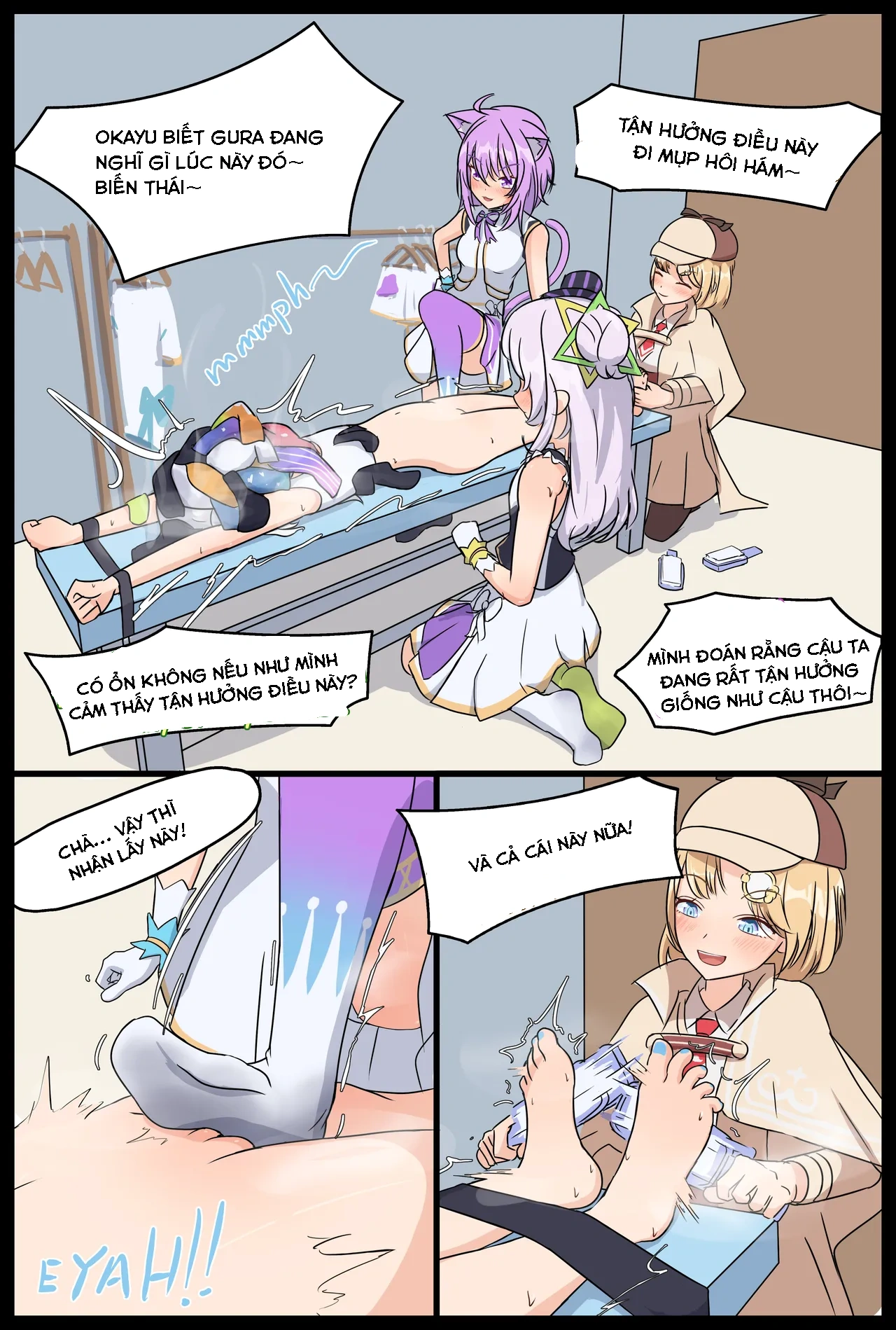 HentaiVN.net - Ảnh 13 - Idol trộm tất và buổi huấn luyện mùi hương - Nửa sau