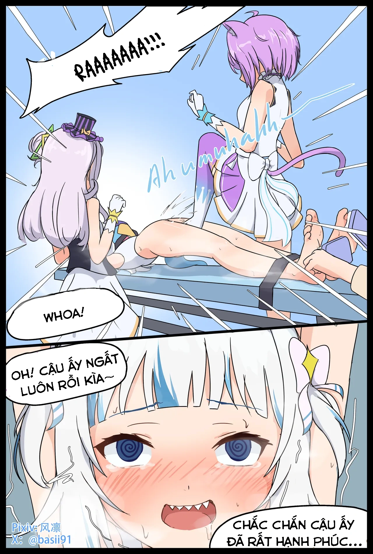 HentaiVN.net - Ảnh 16 - Idol trộm tất và buổi huấn luyện mùi hương - Nửa sau