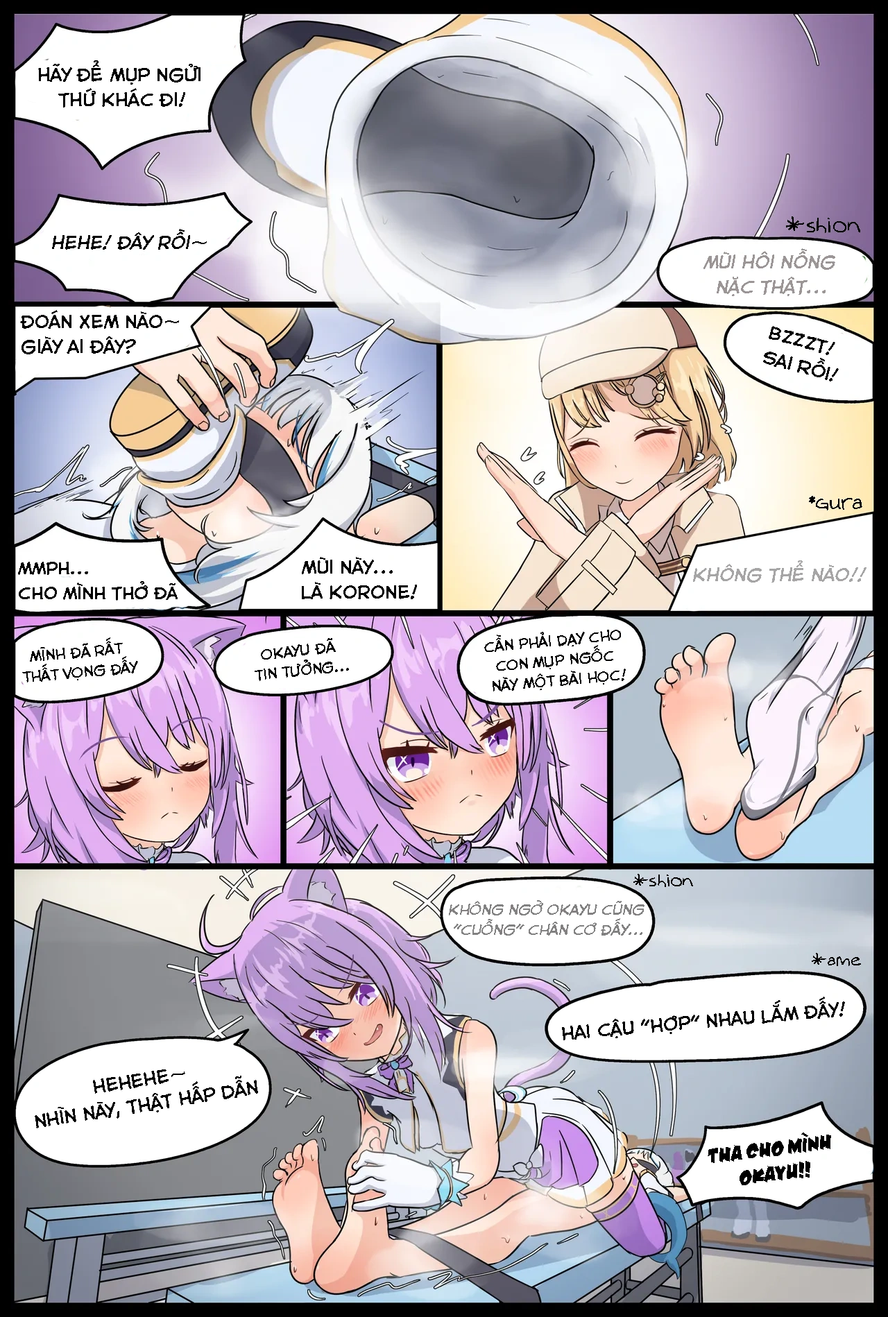 HentaiVN.net - Ảnh 9 - Idol trộm tất và buổi huấn luyện mùi hương - Nửa sau