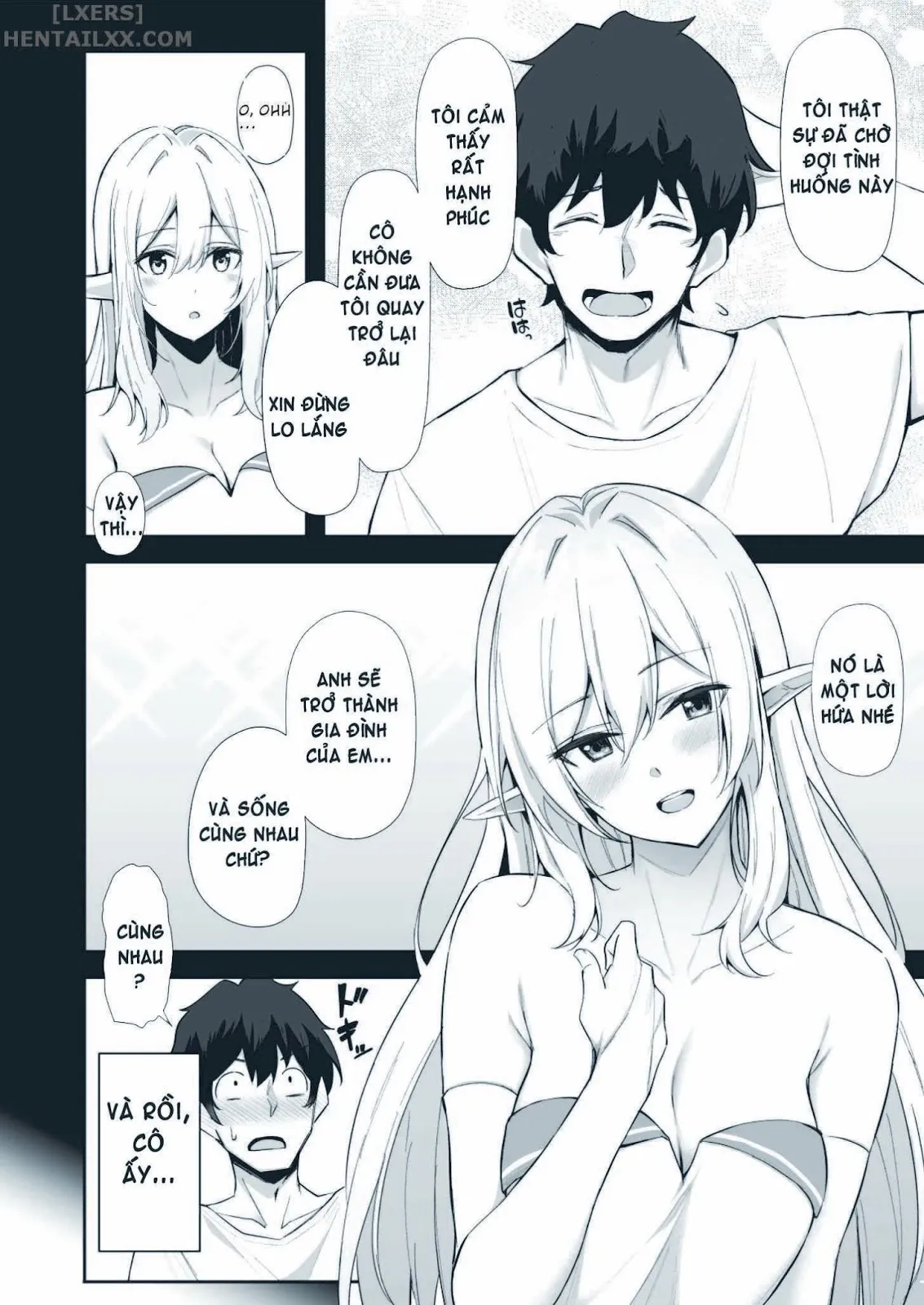 HentaiVN.net - Ảnh 8 - Chuyển sinh - Thích chị Elf phải không? - Chap 1 - Có che