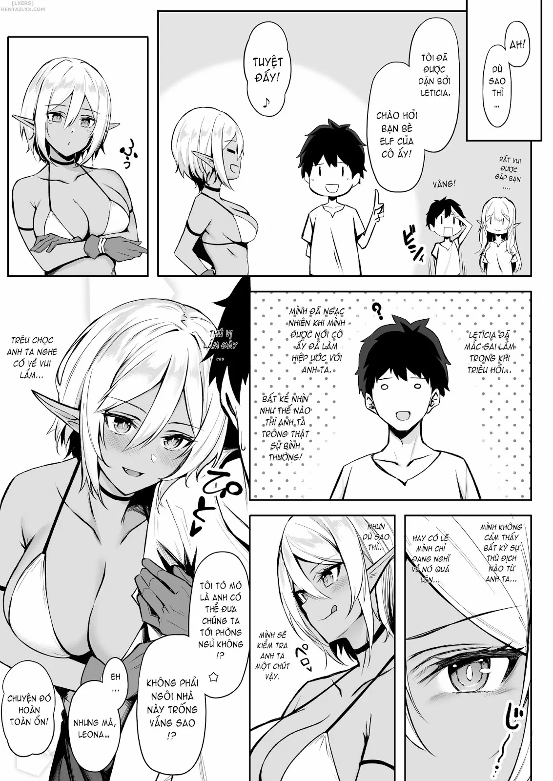 HentaiVN.net - Ảnh 12 - Chuyển sinh - Thích chị Elf phải không? - Chap 2 - Có che