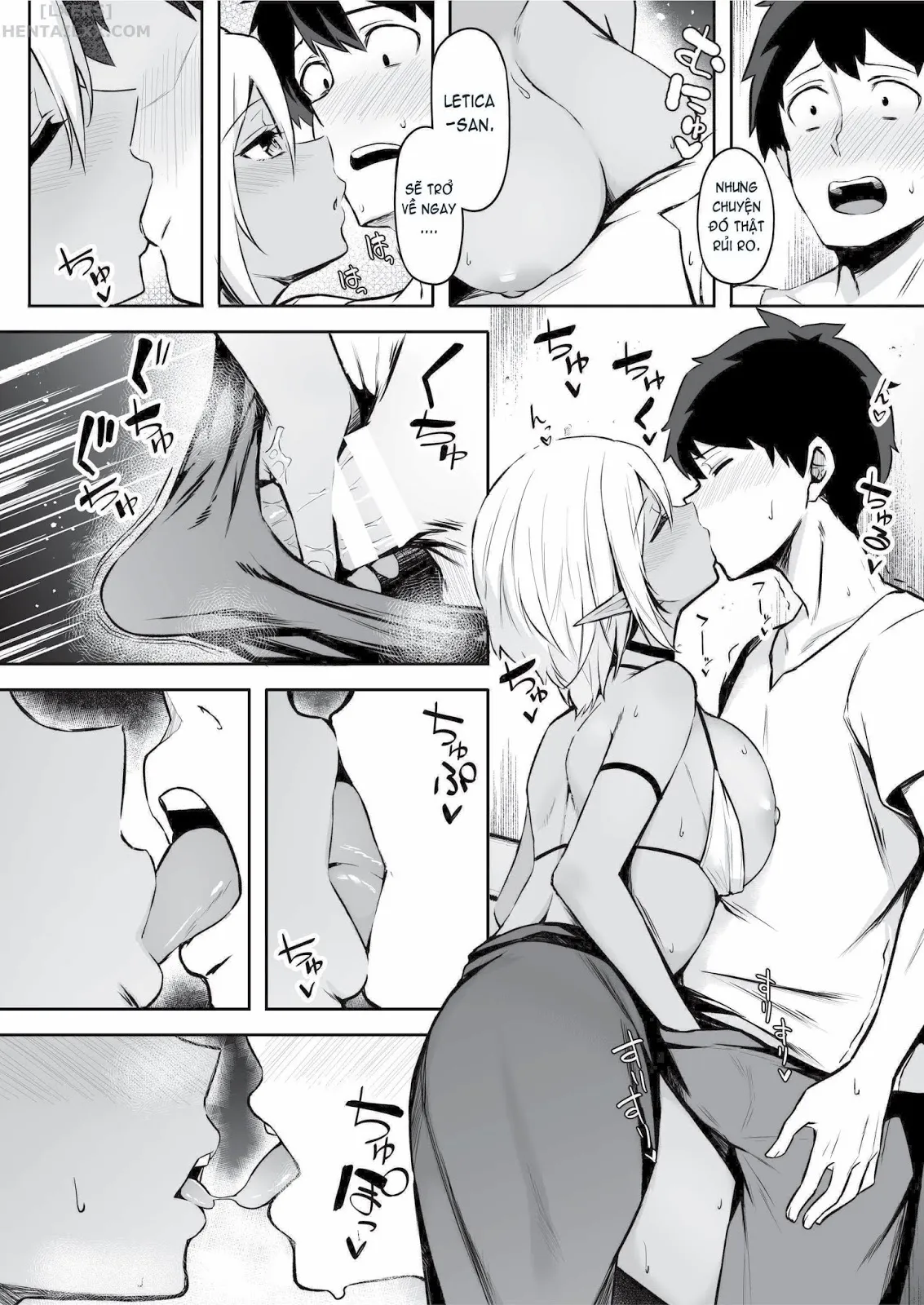 HentaiVN.net - Ảnh 15 - Chuyển sinh - Thích chị Elf phải không? - Chap 2 - Có che