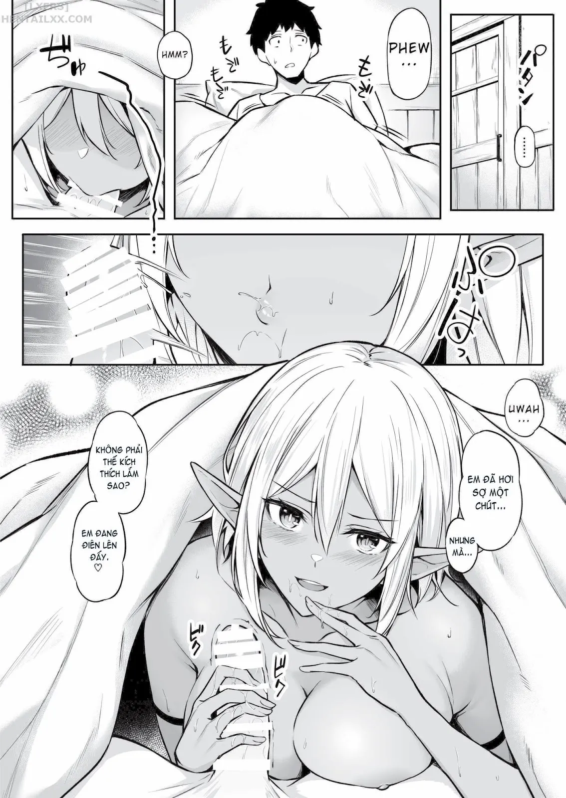 HentaiVN.net - Ảnh 21 - Chuyển sinh - Thích chị Elf phải không? - Chap 2 - Có che