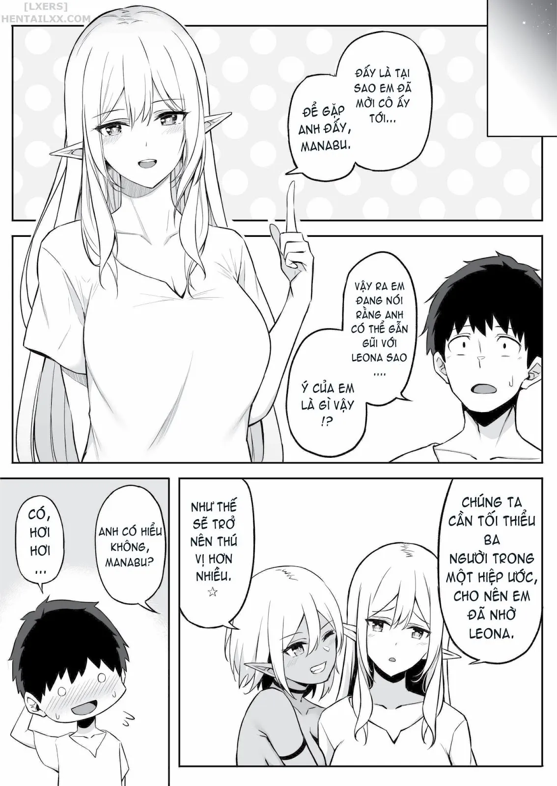 HentaiVN.net - Ảnh 38 - Chuyển sinh - Thích chị Elf phải không? - Chap 2 - Có che