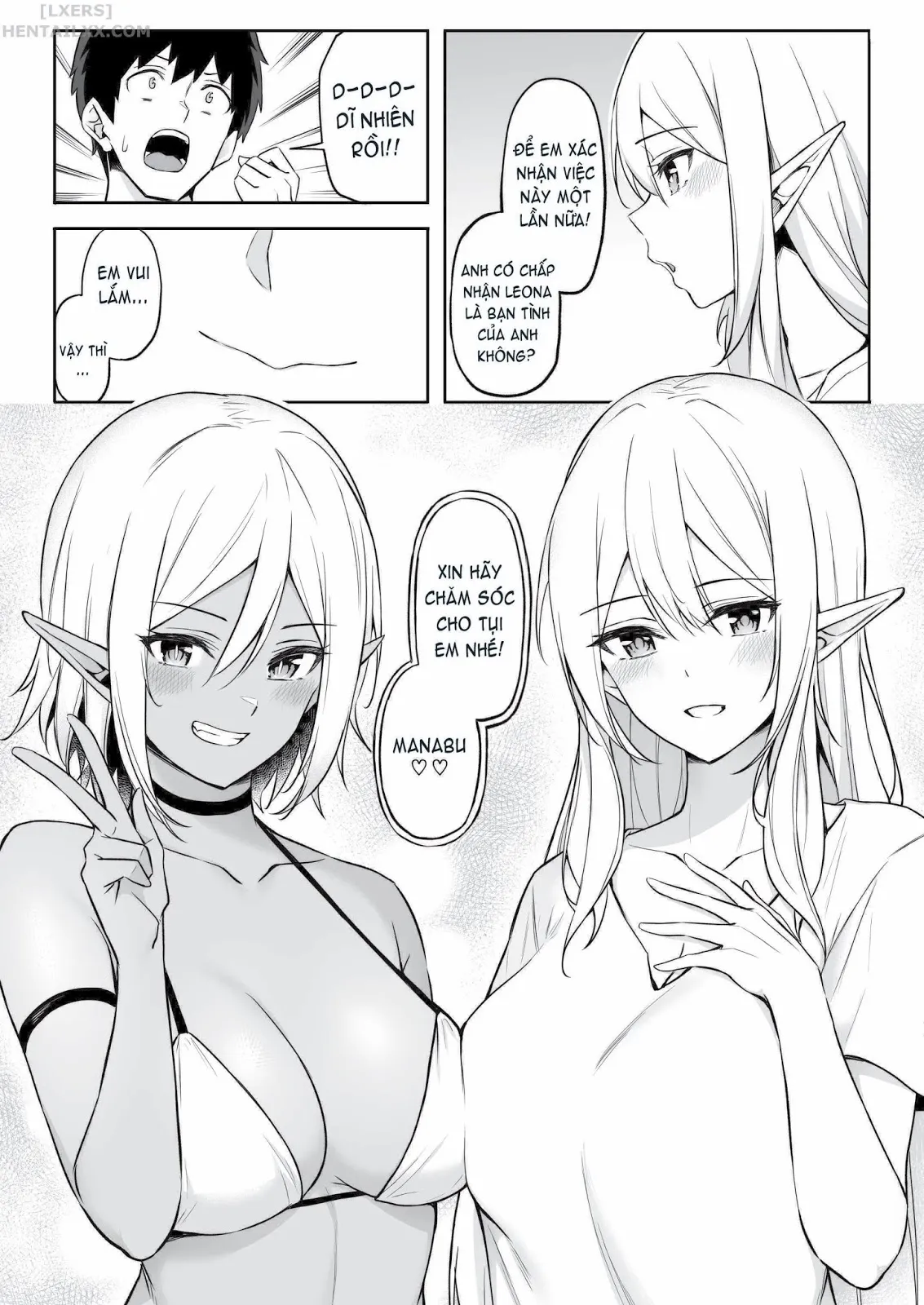 HentaiVN.net - Ảnh 40 - Chuyển sinh - Thích chị Elf phải không? - Chap 2 - Có che