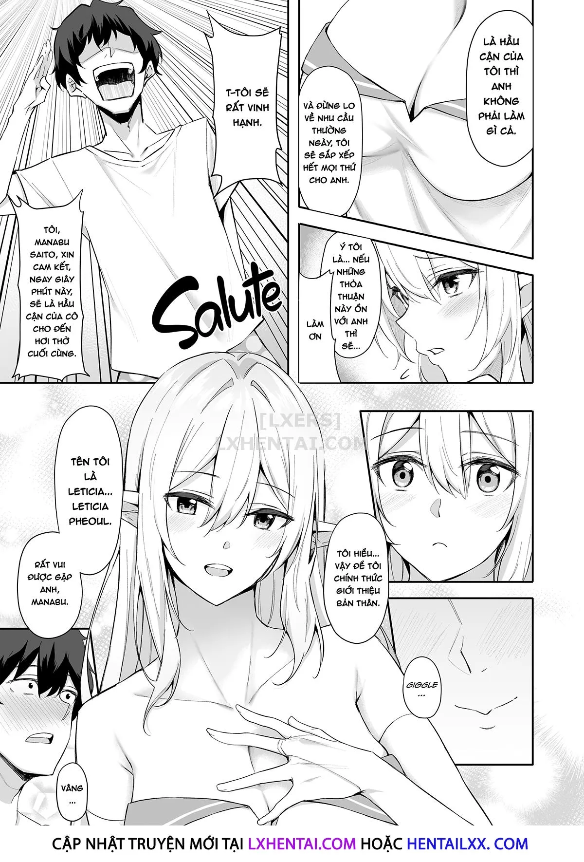 HentaiVN.net - Ảnh 10 - Chuyển sinh - Thích chị Elf phải không? - Chap 1 - Are You Into An Older Elf Lady?