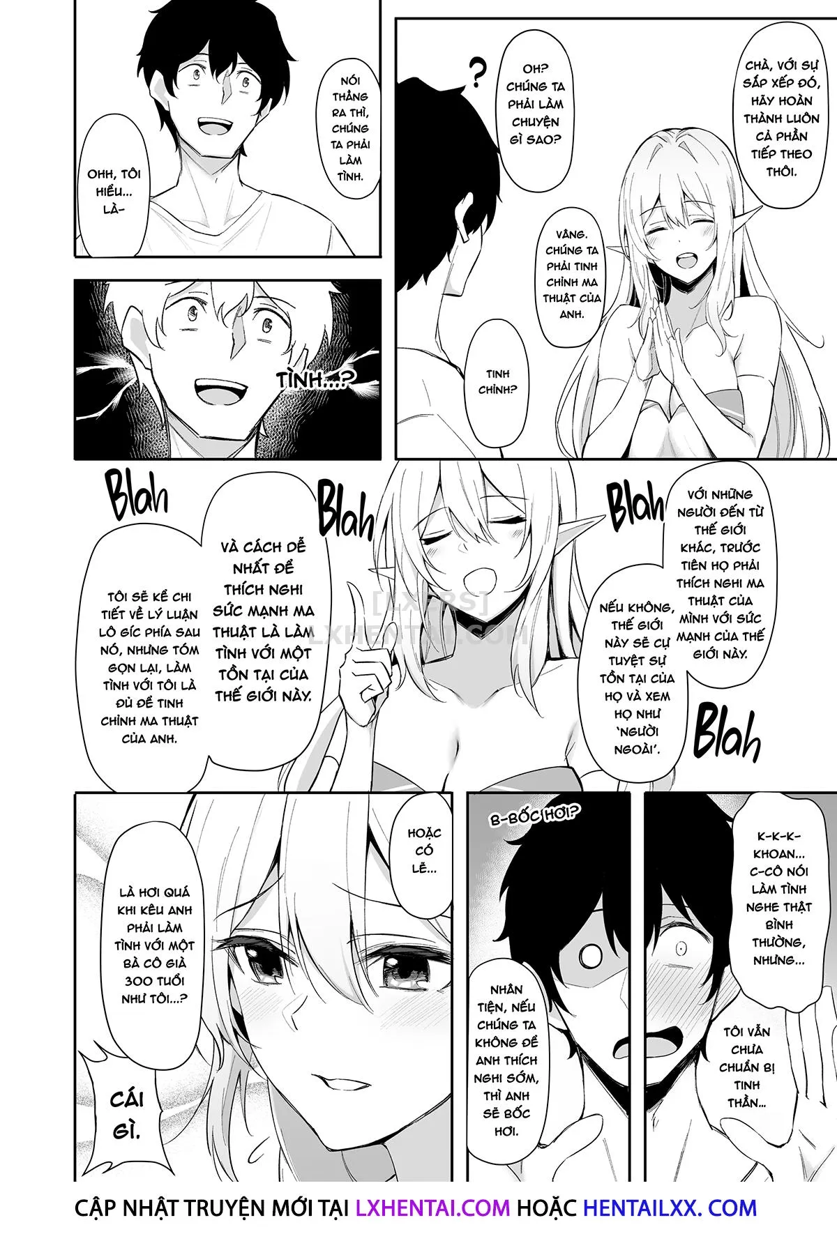 HentaiVN.net - Ảnh 11 - Chuyển sinh - Thích chị Elf phải không? - Chap 1 - Are You Into An Older Elf Lady?