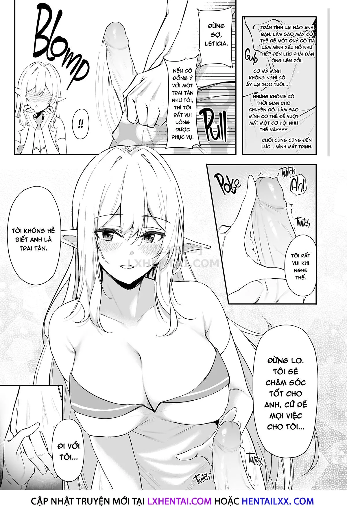 HentaiVN.net - Ảnh 12 - Chuyển sinh - Thích chị Elf phải không? - Chap 1 - Are You Into An Older Elf Lady?