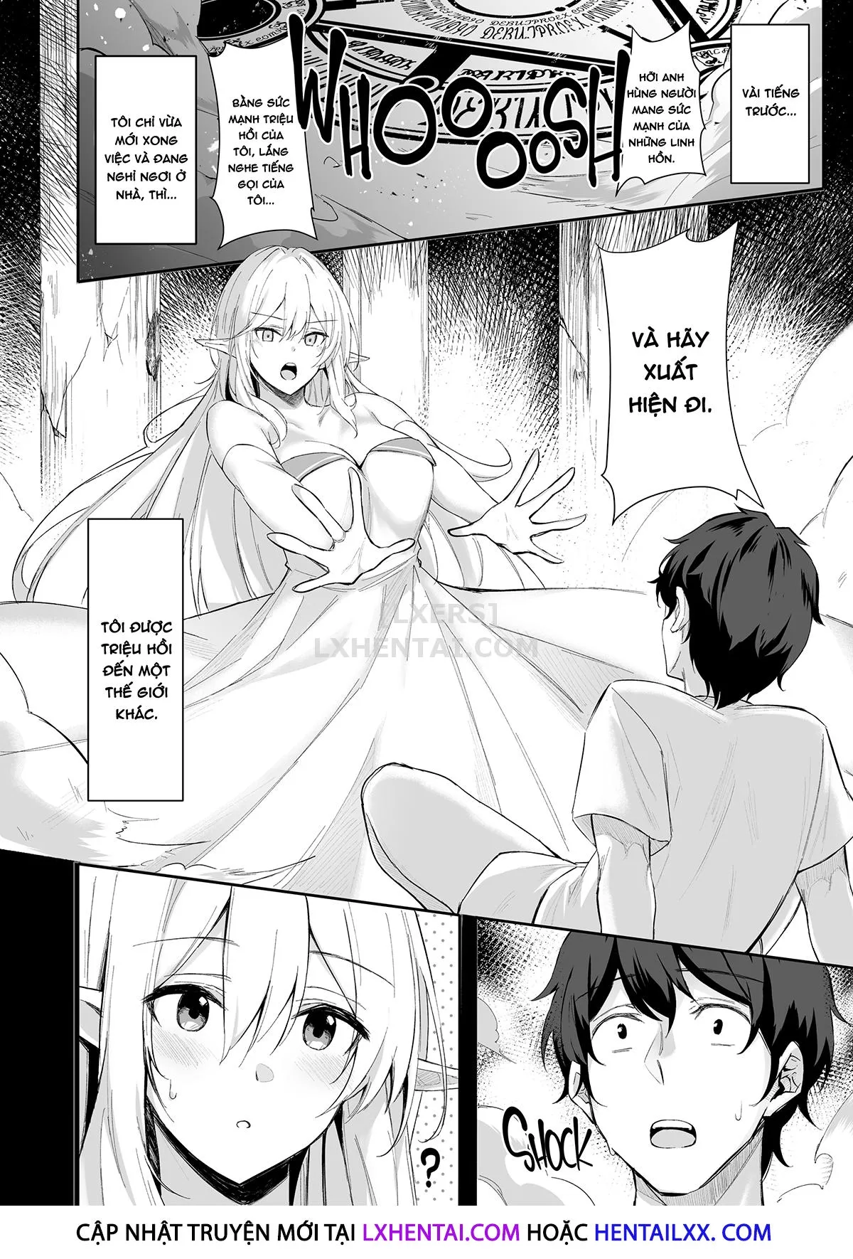 HentaiVN.net - Ảnh 7 - Chuyển sinh - Thích chị Elf phải không? - Chap 1 - Are You Into An Older Elf Lady?