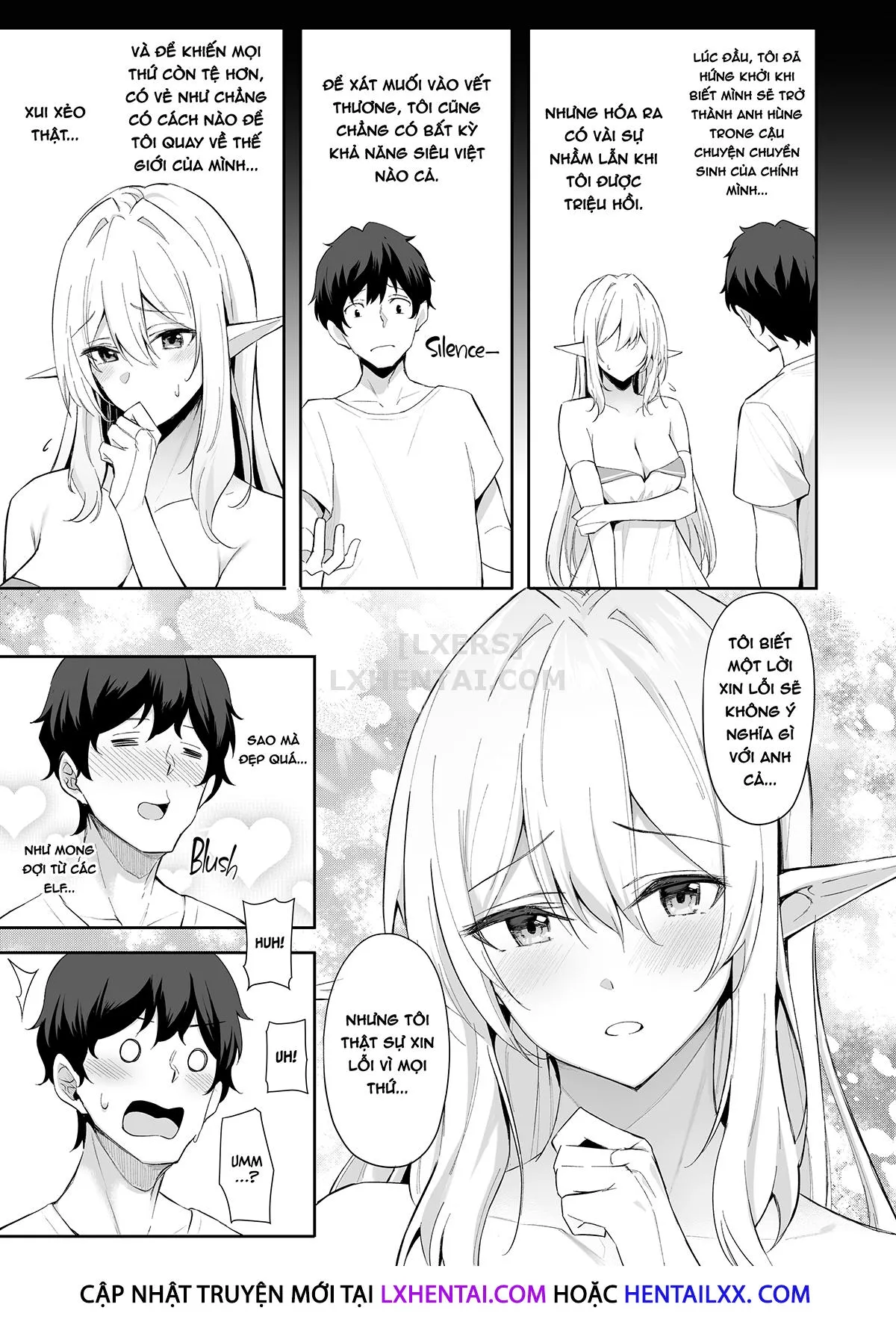 HentaiVN.net - Ảnh 8 - Chuyển sinh - Thích chị Elf phải không? - Chap 1 - Are You Into An Older Elf Lady?
