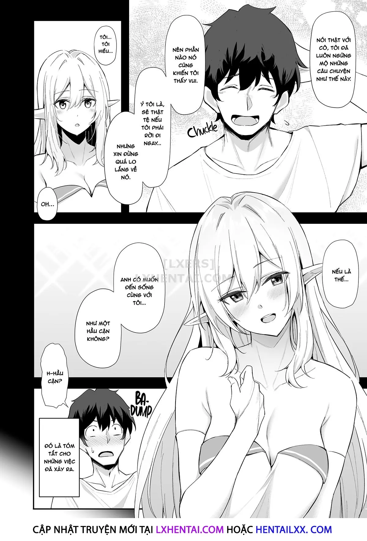 HentaiVN.net - Ảnh 9 - Chuyển sinh - Thích chị Elf phải không? - Chap 1 - Are You Into An Older Elf Lady?