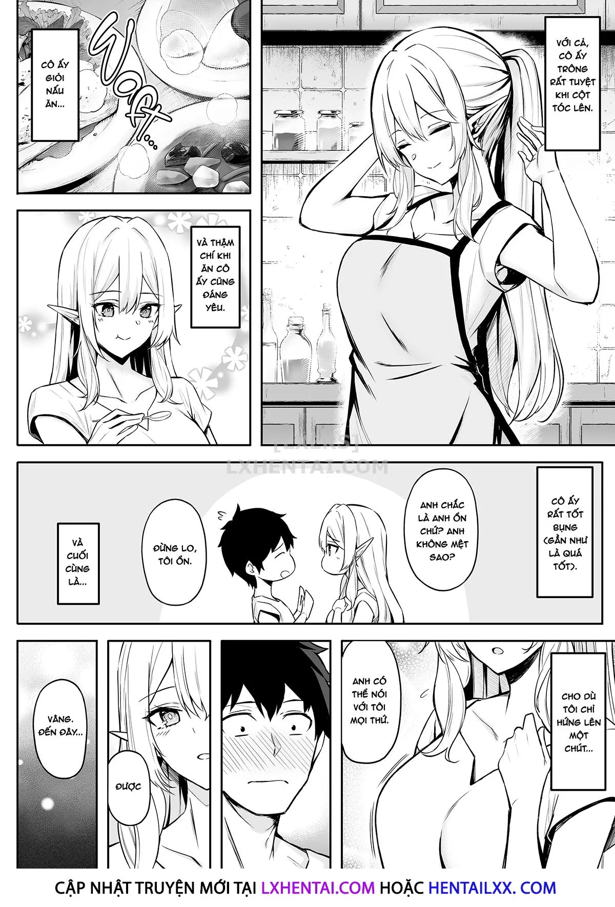 HentaiVN.net - Ảnh 10 - Chuyển sinh - Thích chị Elf phải không? - Chap 2 - Are You Into An Older Elf Lady’s Friend?