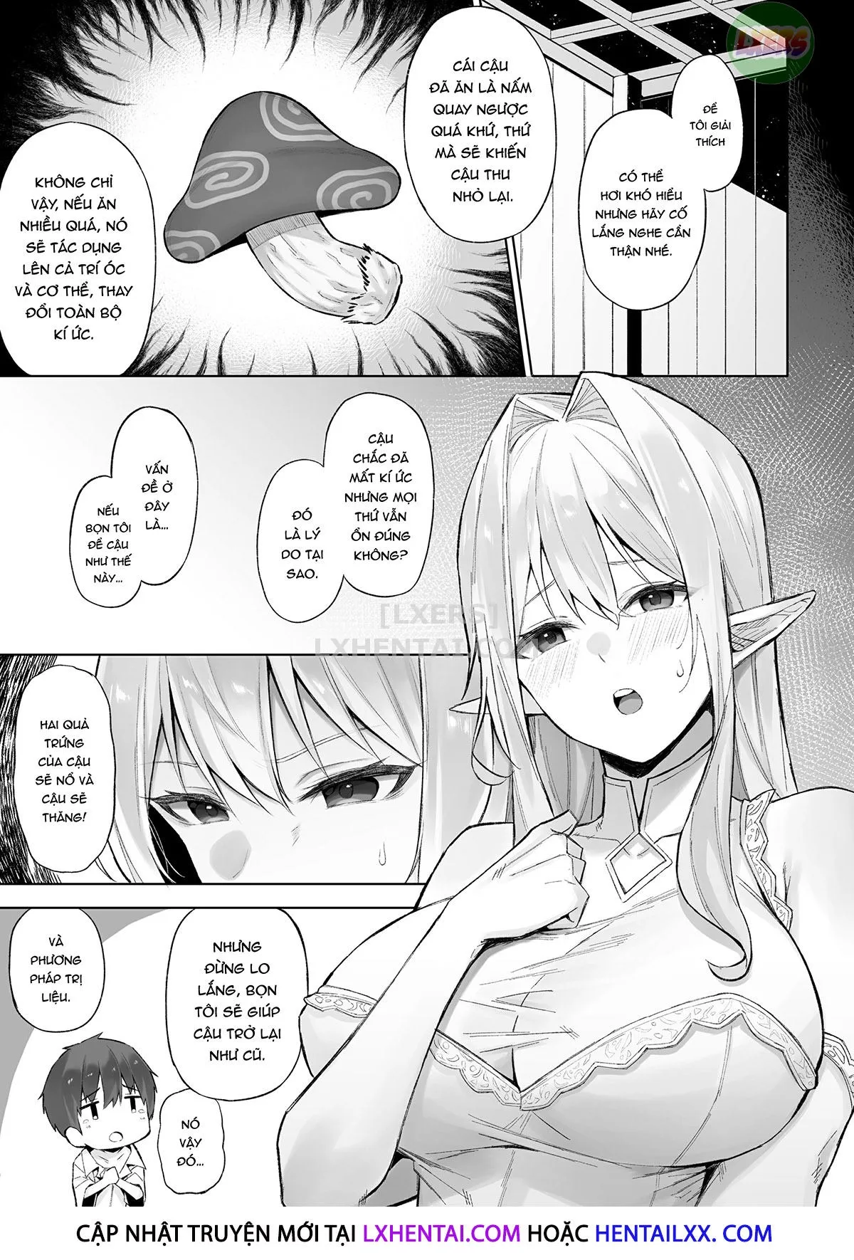 HentaiVN.net - Ảnh 10 - Chuyển sinh - Thích chị Elf phải không? - Chap 4
