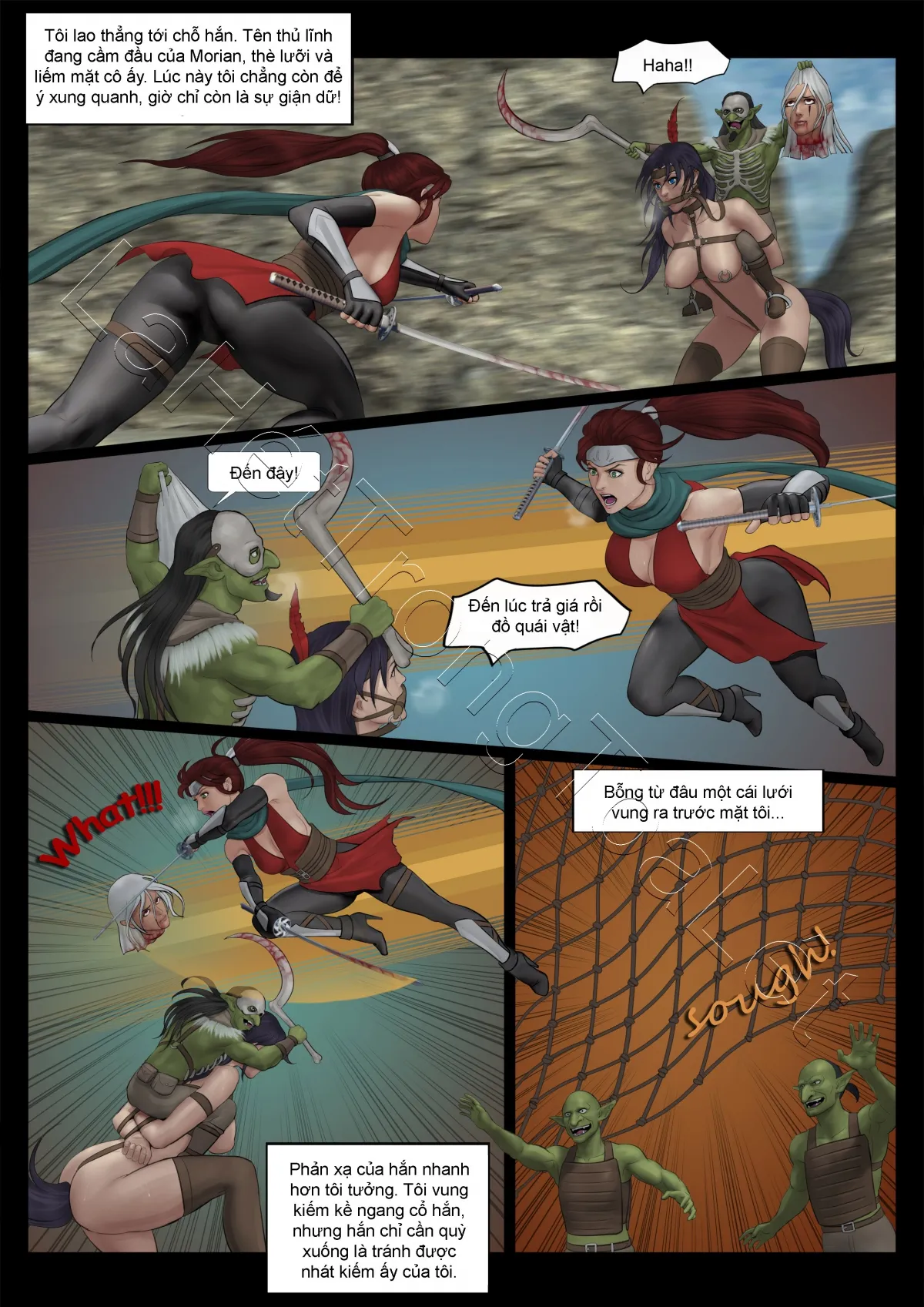 HentaiVN.net - Ảnh 5 - Tổng hợp truyện ngắn của Feather (GURO) - Khi cái ác thống trị- phần 1 (Goblins counterattack- Part 1)