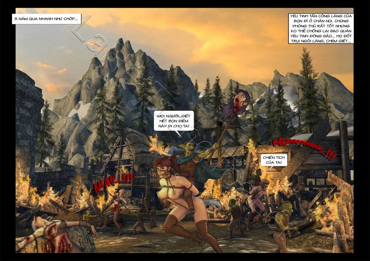 HentaiVN.net - Ảnh 18 - Tổng hợp truyện ngắn của Feather (GURO) - Khi cái ác thống trị- phần 2 (Goblins counterattack- Part 2)