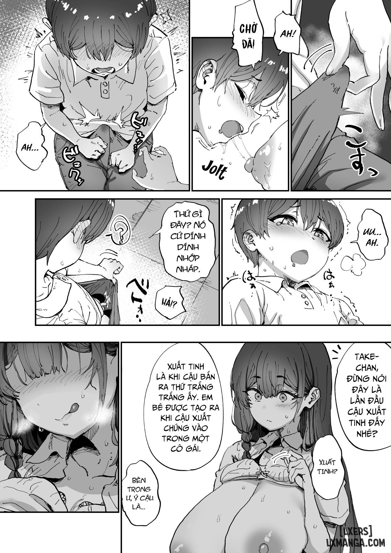 HentaiVN.net - Ảnh 14 - Shiranai Onee-san ga Bokura no Himitsu Kichi ni Yattekita! - Chap 1