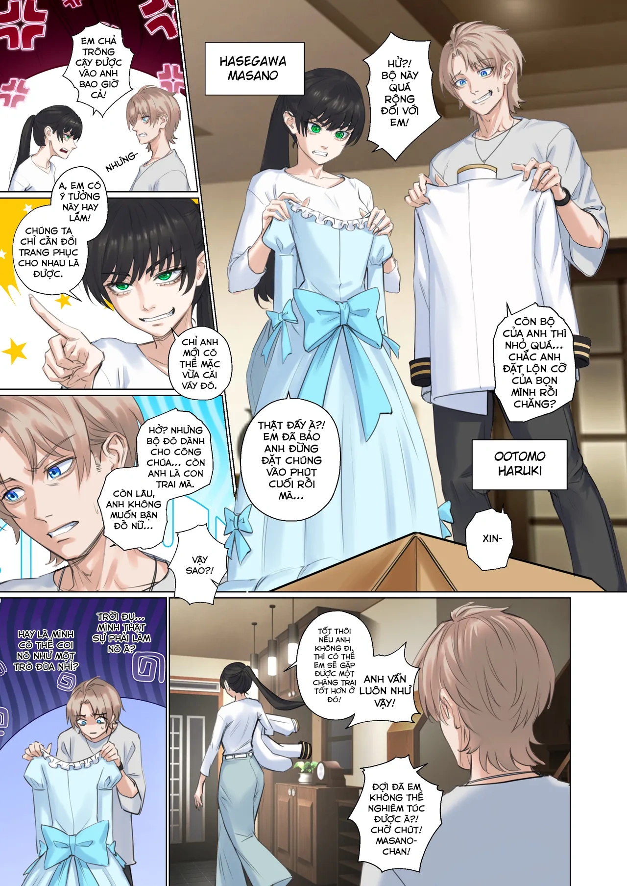 HentaiVN.net - Ảnh 3 - Hóa Thân Thành Nhân Vật - Oneshot (fix)