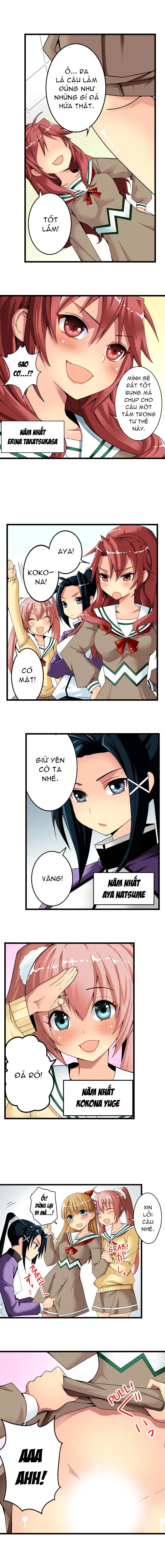 HentaiVN.net - Ảnh 7 - Lạc Vào Ngôi Trường Của Những Cô Gái Nứng Tình! [Sneaked Into A Horny Girls' School] - Chap 1: Giả Gái Vào Trường Nữ Sinh