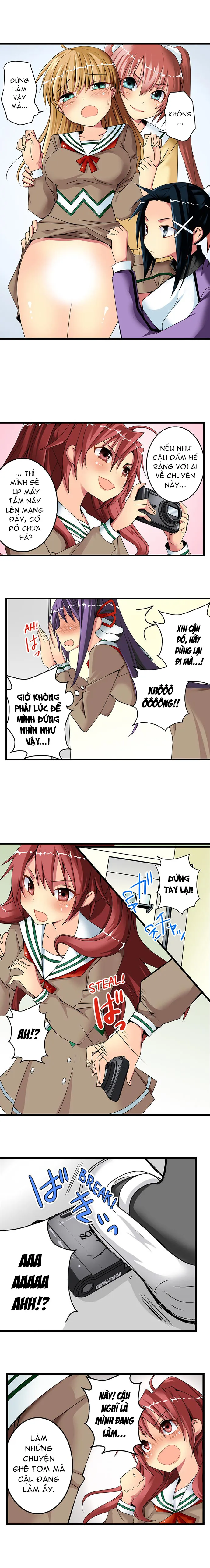HentaiVN.net - Ảnh 8 - Lạc Vào Ngôi Trường Của Những Cô Gái Nứng Tình! [Sneaked Into A Horny Girls' School] - Chap 1: Giả Gái Vào Trường Nữ Sinh