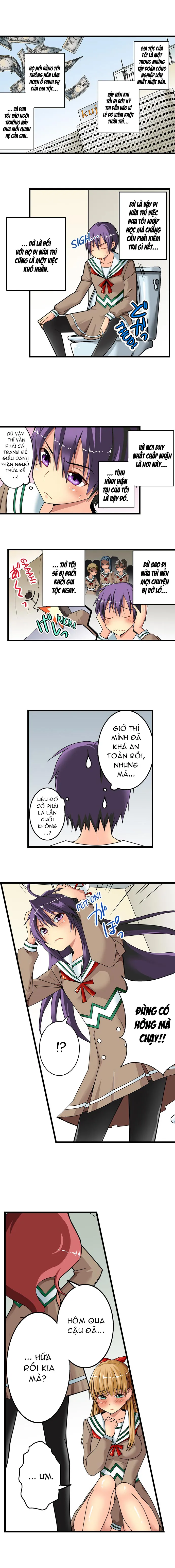 HentaiVN.net - Ảnh 5 - Lạc Vào Ngôi Trường Của Những Cô Gái Nứng Tình! [Sneaked Into A Horny Girls' School] - Chap 1: Giả Gái Vào Trường Nữ Sinh