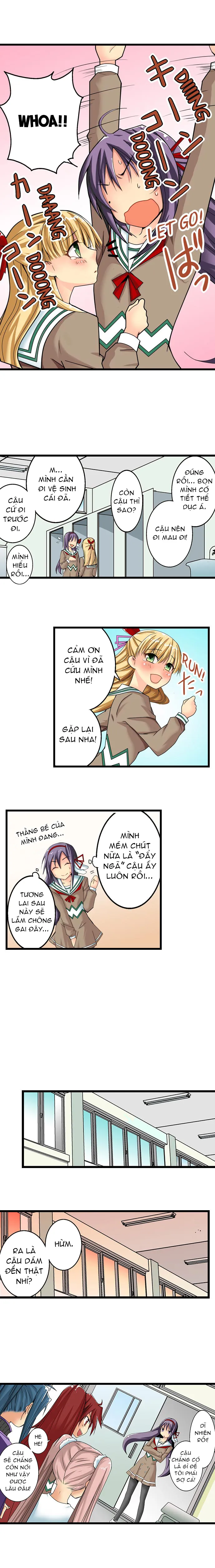 HentaiVN.net - Ảnh 5 - Lạc Vào Ngôi Trường Của Những Cô Gái Nứng Tình! [Sneaked Into A Horny Girls' School] - Chap 2: Bị Nhốt (1)