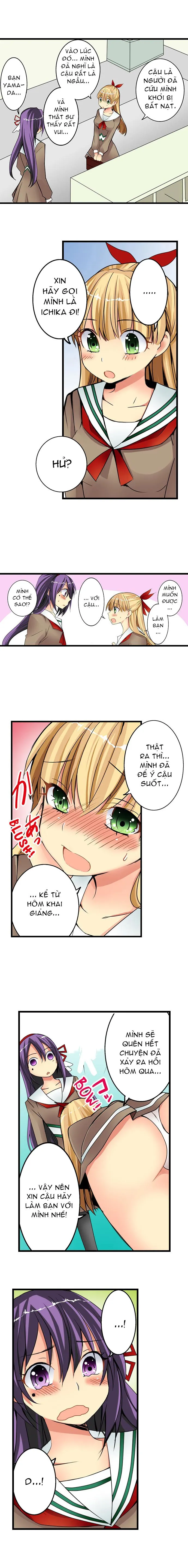 HentaiVN.net - Ảnh 7 - Lạc Vào Ngôi Trường Của Những Cô Gái Nứng Tình! [Sneaked Into A Horny Girls' School] - Chap 4: Kết Bạn Cùng Ichika