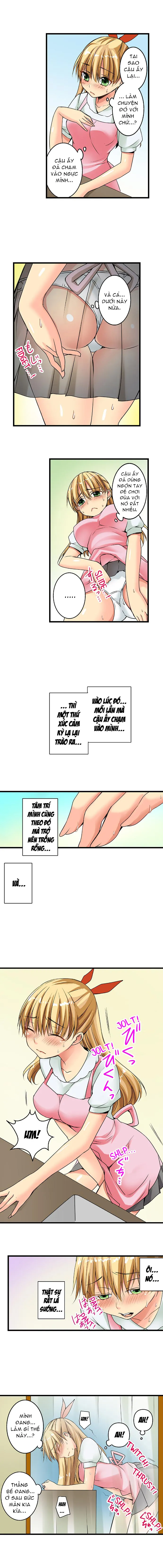 HentaiVN.net - Ảnh 4 - Lạc Vào Ngôi Trường Của Những Cô Gái Nứng Tình! [Sneaked Into A Horny Girls' School] - Chap 7: Thớt Theo Team Onee-san nhé!
