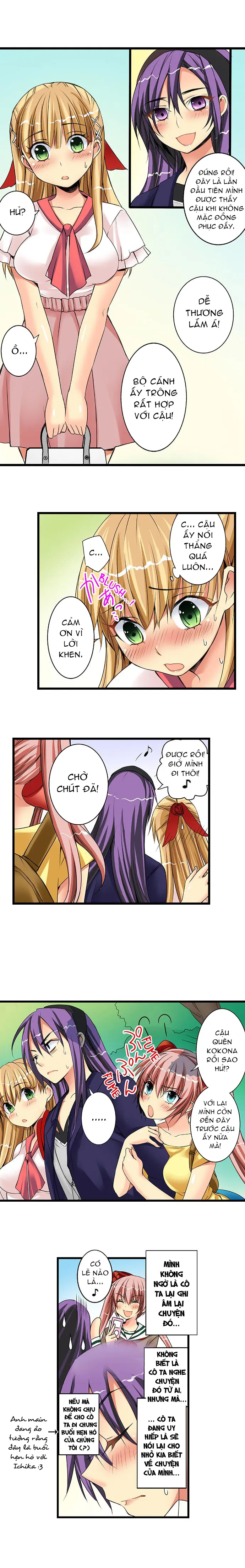 HentaiVN.net - Ảnh 3 - Lạc Vào Ngôi Trường Của Những Cô Gái Nứng Tình! [Sneaked Into A Horny Girls' School] - Chap 8: Lại Sắp Chịch Kokona!