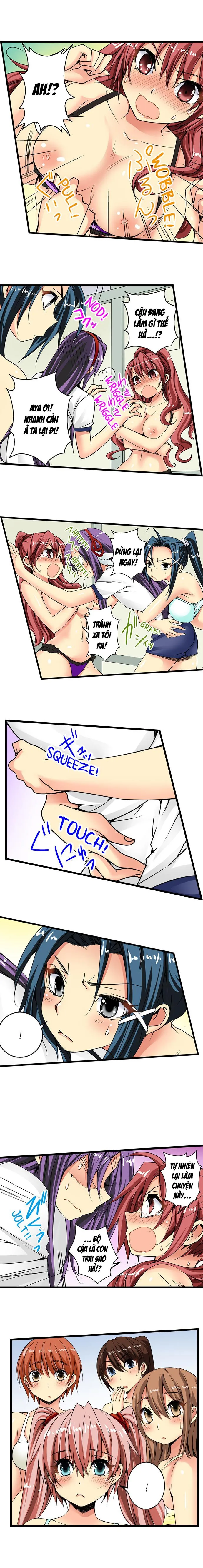 HentaiVN.net - Ảnh 5 - Lạc Vào Ngôi Trường Của Những Cô Gái Nứng Tình! [Sneaked Into A Horny Girls' School] - Chap 10: Main Sắp Bị Lộ? Và... Lại Sắp Chịch!