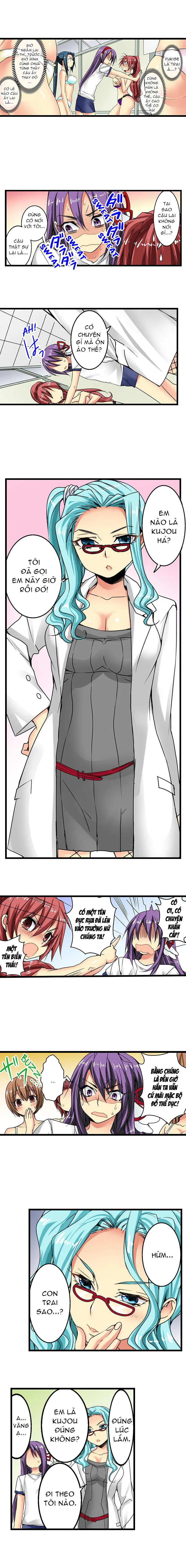 HentaiVN.net - Ảnh 6 - Lạc Vào Ngôi Trường Của Những Cô Gái Nứng Tình! [Sneaked Into A Horny Girls' School] - Chap 10: Main Sắp Bị Lộ? Và... Lại Sắp Chịch!
