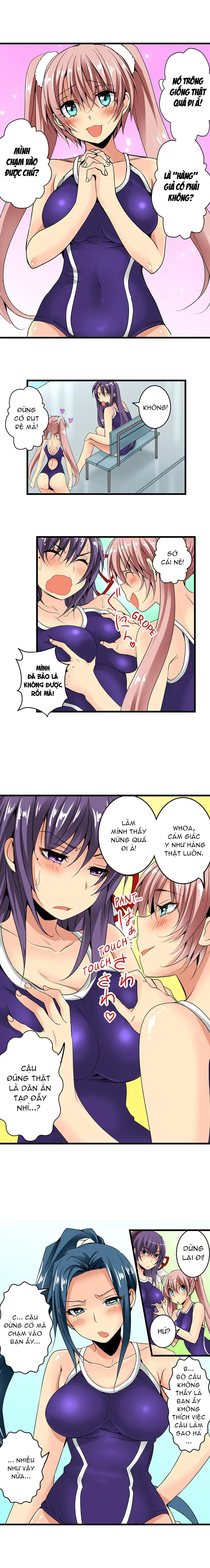 HentaiVN.net - Ảnh 5 - Lạc Vào Ngôi Trường Của Những Cô Gái Nứng Tình! [Sneaked Into A Horny Girls' School] - Chap 13: Ực! Trông Main Cũng Ngon Quá!