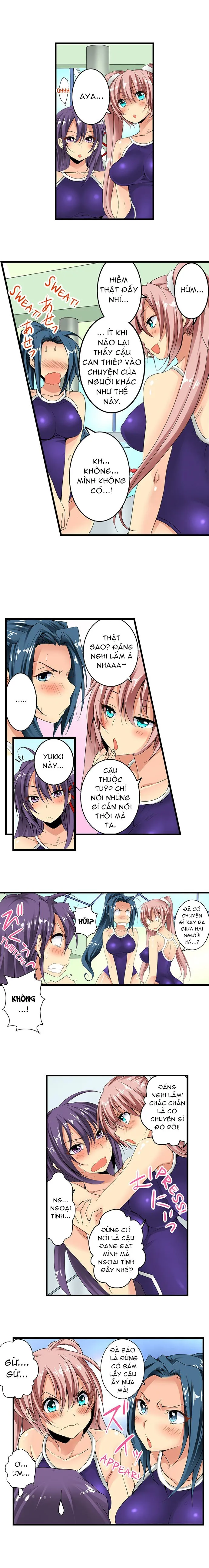 HentaiVN.net - Ảnh 6 - Lạc Vào Ngôi Trường Của Những Cô Gái Nứng Tình! [Sneaked Into A Horny Girls' School] - Chap 13: Ực! Trông Main Cũng Ngon Quá!