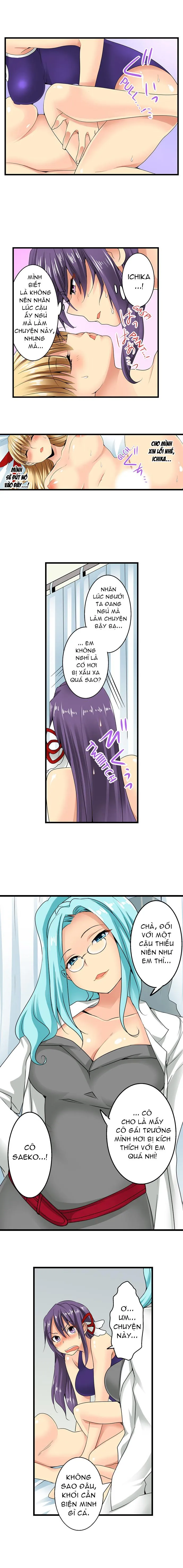 HentaiVN.net - Ảnh 4 - Lạc Vào Ngôi Trường Của Những Cô Gái Nứng Tình! [Sneaked Into A Horny Girls' School] - Chap 15: Thịt Cô Y Tá!
