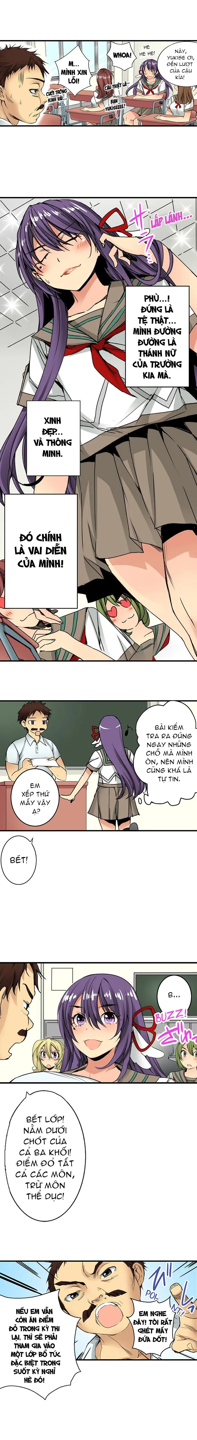 HentaiVN.net - Ảnh 3 - Lạc Vào Ngôi Trường Của Những Cô Gái Nứng Tình! [Sneaked Into A Horny Girls' School] - Chap 16: Học Nhóm Tại Nhà Ichika!