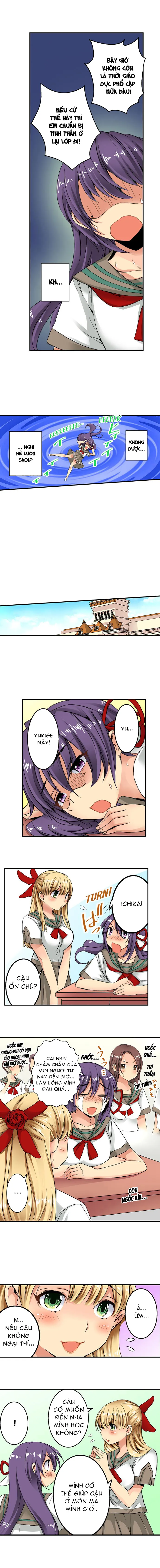 HentaiVN.net - Ảnh 4 - Lạc Vào Ngôi Trường Của Những Cô Gái Nứng Tình! [Sneaked Into A Horny Girls' School] - Chap 16: Học Nhóm Tại Nhà Ichika!