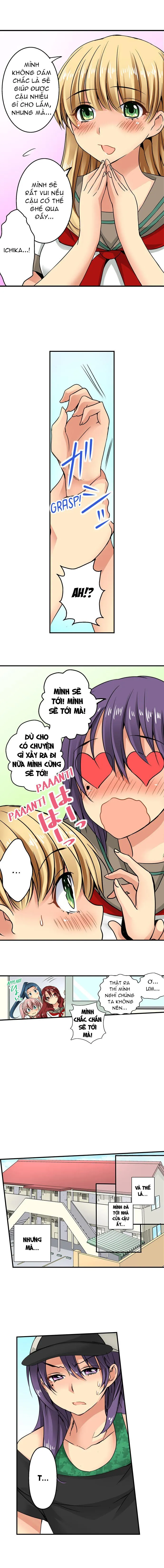HentaiVN.net - Ảnh 5 - Lạc Vào Ngôi Trường Của Những Cô Gái Nứng Tình! [Sneaked Into A Horny Girls' School] - Chap 16: Học Nhóm Tại Nhà Ichika!
