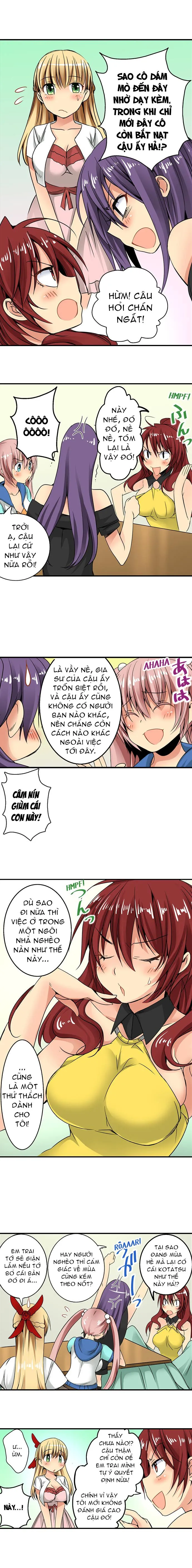 HentaiVN.net - Ảnh 7 - Lạc Vào Ngôi Trường Của Những Cô Gái Nứng Tình! [Sneaked Into A Horny Girls' School] - Chap 16: Học Nhóm Tại Nhà Ichika!