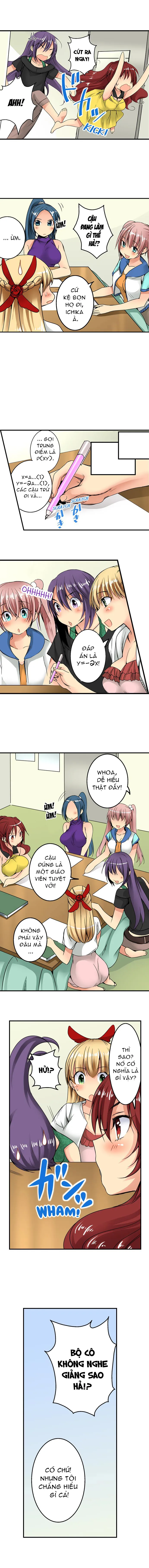 HentaiVN.net - Ảnh 8 - Lạc Vào Ngôi Trường Của Những Cô Gái Nứng Tình! [Sneaked Into A Horny Girls' School] - Chap 16: Học Nhóm Tại Nhà Ichika!