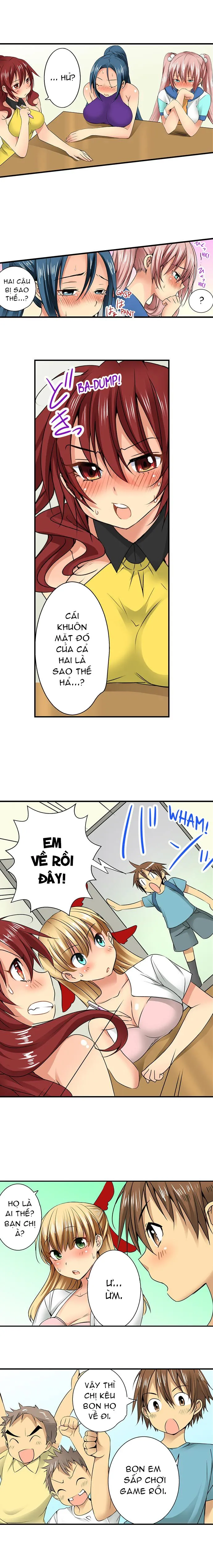 HentaiVN.net - Ảnh 8 - Lạc Vào Ngôi Trường Của Những Cô Gái Nứng Tình! [Sneaked Into A Horny Girls' School] - Chap 17: Chơi Đùa Trong Lúc Học Nhóm!