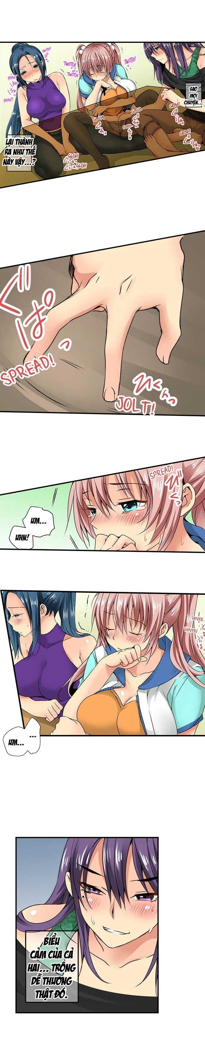 HentaiVN.net - Ảnh 6 - Lạc Vào Ngôi Trường Của Những Cô Gái Nứng Tình! [Sneaked Into A Horny Girls' School] - Chap 17: Chơi Đùa Trong Lúc Học Nhóm!