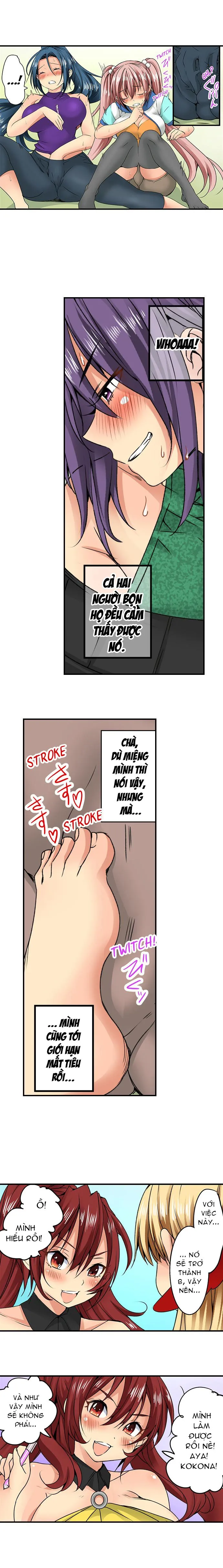 HentaiVN.net - Ảnh 7 - Lạc Vào Ngôi Trường Của Những Cô Gái Nứng Tình! [Sneaked Into A Horny Girls' School] - Chap 17: Chơi Đùa Trong Lúc Học Nhóm!