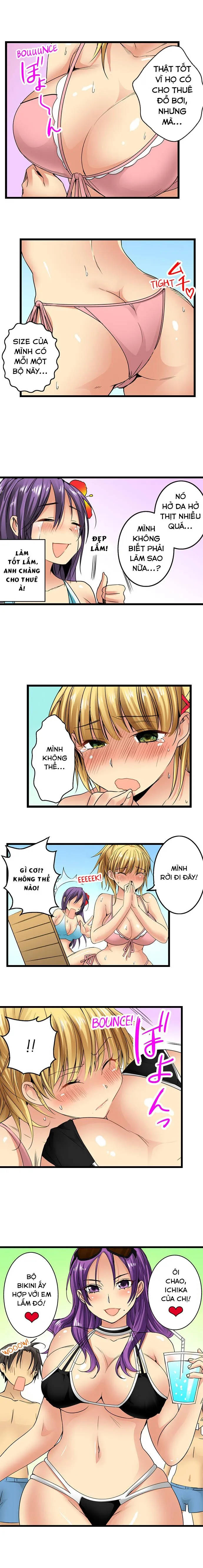 HentaiVN.net - Ảnh 4 - Lạc Vào Ngôi Trường Của Những Cô Gái Nứng Tình! [Sneaked Into A Horny Girls' School] - Chap 22: Bãi Biển Kích Tình (1)